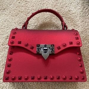 Studded handbag